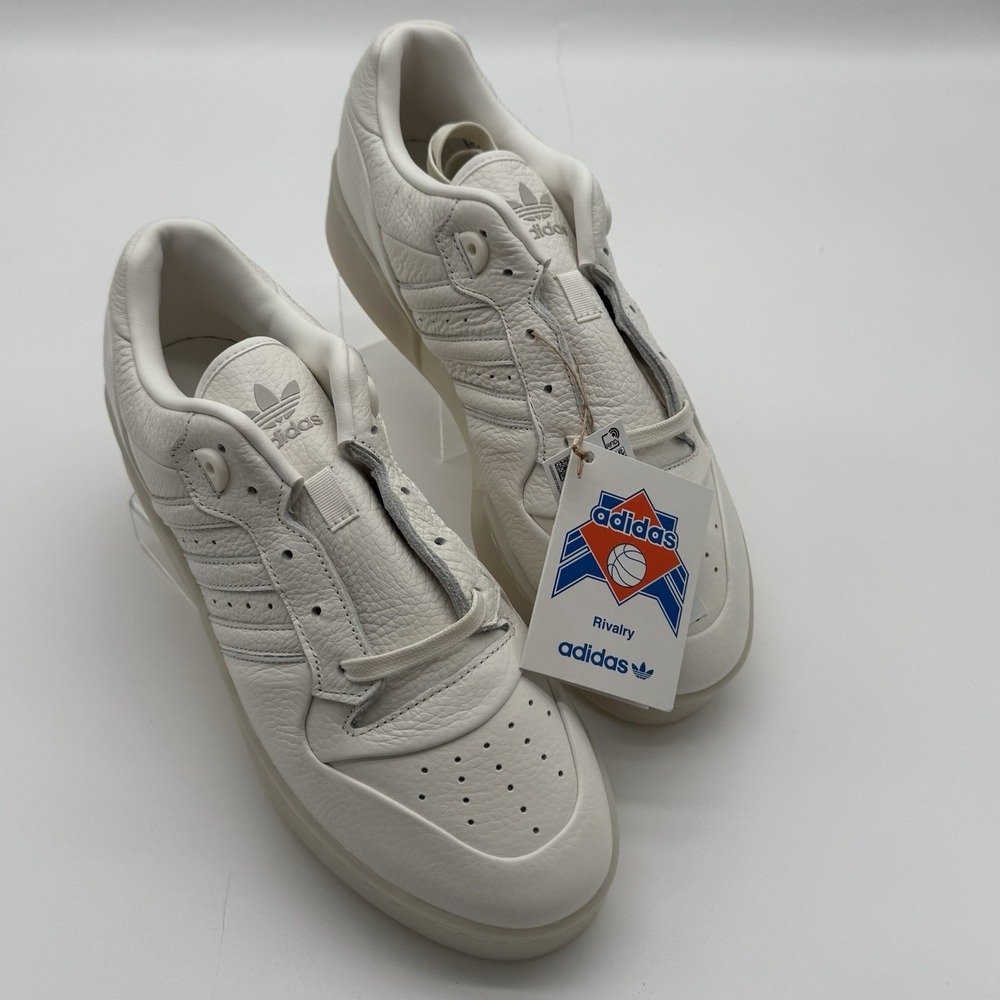 Adidas Rivalry‎ Lux Low IF7184 Sneakers Men's US 10 White Lifestyle Shoes ZAP468